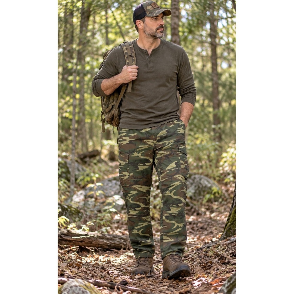 RedHead Cargo Pants Men's 2XL Tiger Stripe Lizard Camouflage Hunting Trousers